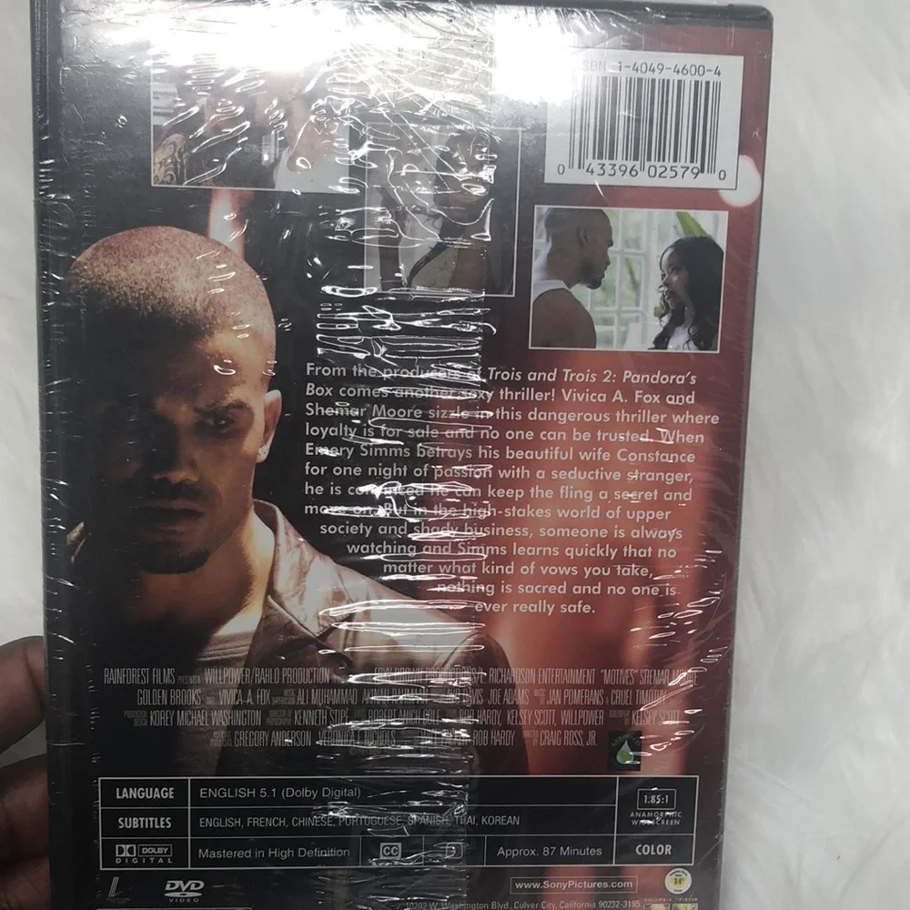 Sony Pictures Viva A Fox And Shemar Moore Motives DVD Video